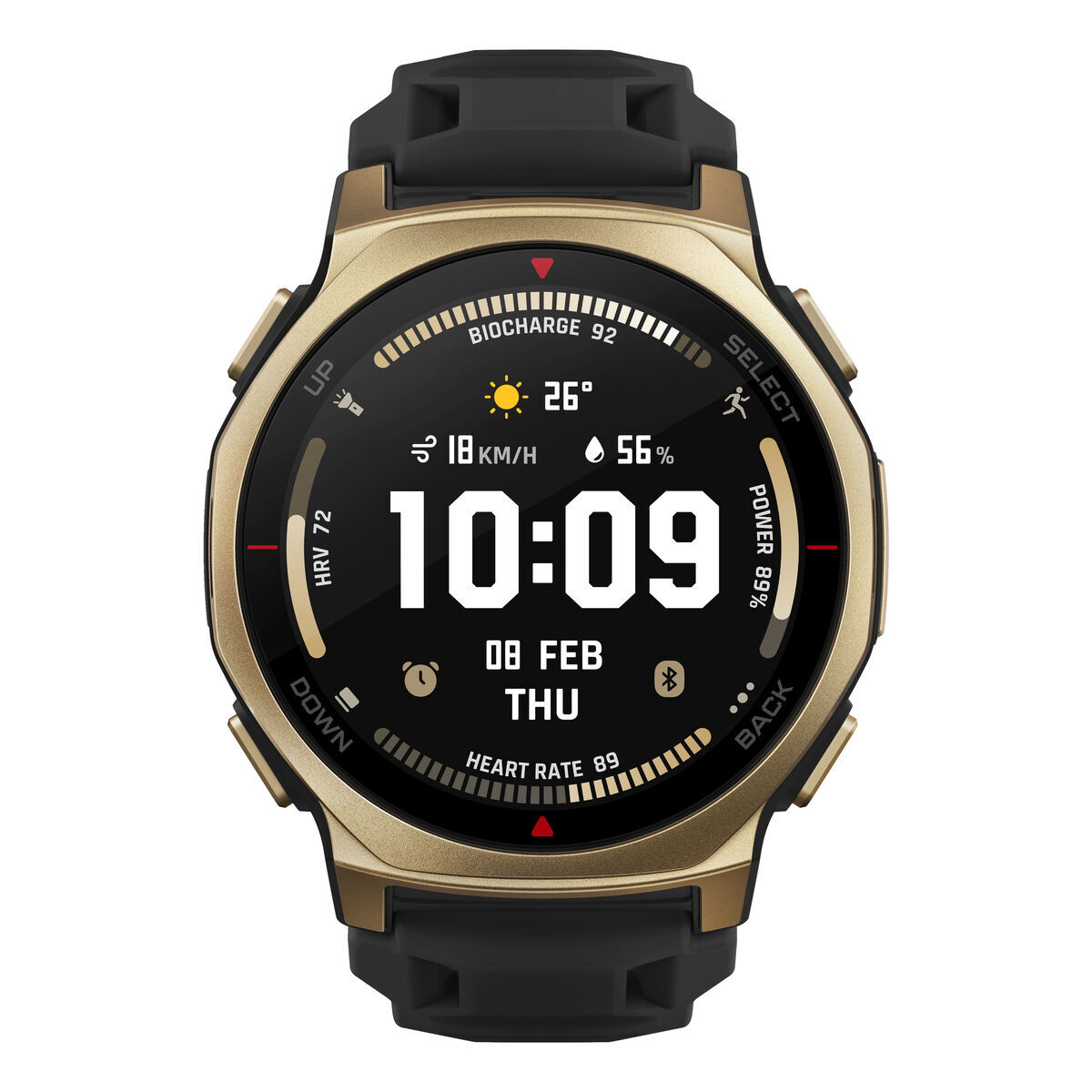 Smartwatch Amazfit W2548GL1N Black Golden Ø 44 mm